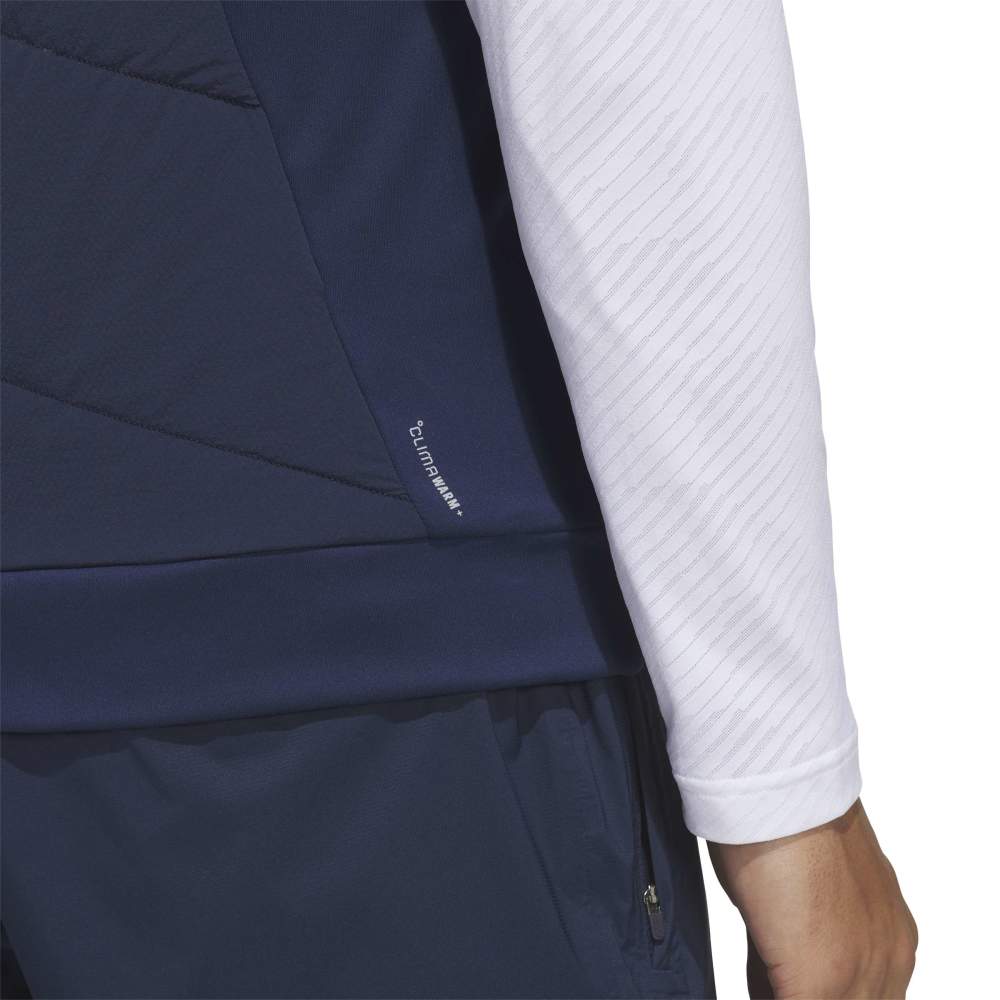 adidas Mens Ultimate365+ Course Control Quilted Vest Collegiate Navy KW1712