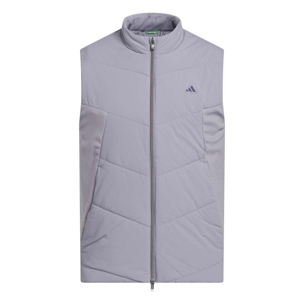 adidas Mens Ultimate365+ Course Control Quilted Vest Slate KW1713