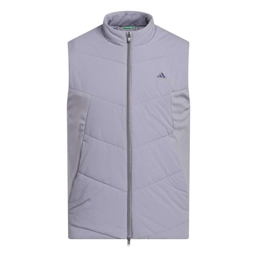 adidas Mens Ultimate365+ Course Control Quilted Vest Slate KW1713