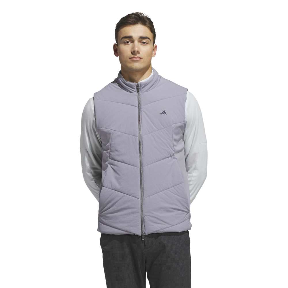 adidas Mens Ultimate365+ Course Control Quilted Vest Slate KW1713