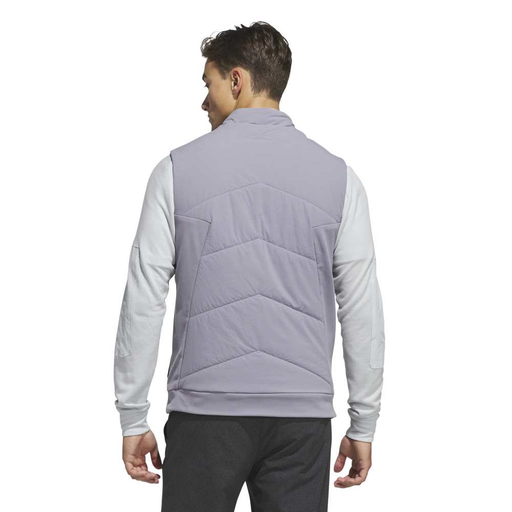 adidas Mens Ultimate365+ Course Control Quilted Vest Slate KW1713