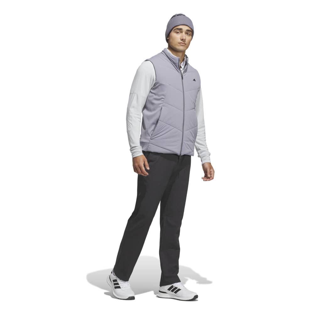 adidas Mens Ultimate365+ Course Control Quilted Vest Slate KW1713