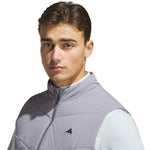adidas Mens Ultimate365+ Course Control Quilted Vest Slate KW1713