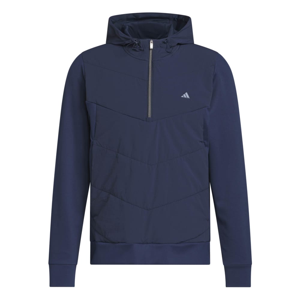adidas Mens Ultimate365+ Course Control Quilted Anorak Mid Layer Collegiate Navy KW1715