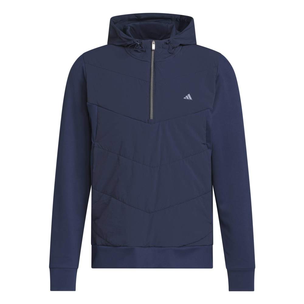 adidas Mens Ultimate365+ Course Control Quilted Anorak Mid Layer Collegiate Navy KW1715