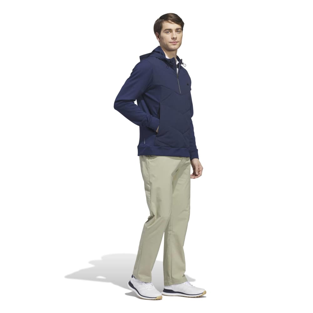 adidas Mens Ultimate365+ Course Control Quilted Anorak Mid Layer Collegiate Navy KW1715