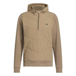 adidas Mens Ultimate365+ Course Control Quilted Anorak Mid Layer Khaki Six KW1716