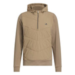 adidas Mens Ultimate365+ Course Control Quilted Anorak Mid Layer Khaki Six KW1716