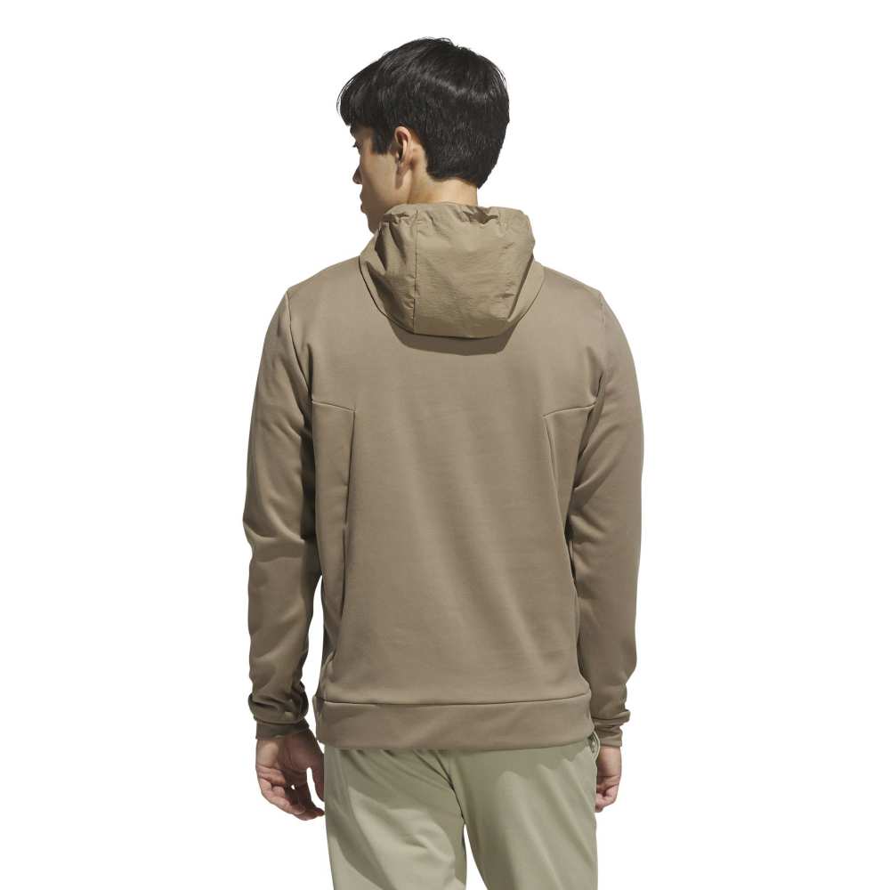 adidas Mens Ultimate365+ Course Control Quilted Anorak Mid Layer Khaki Six KW1716
