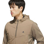 adidas Mens Ultimate365+ Course Control Quilted Anorak Mid Layer Khaki Six KW1716