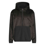 adidas Mens Beyond The Course Cozy Half Zip Hoodie Black KX9445