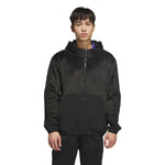 adidas Mens Beyond The Course Cozy Half Zip Hoodie Black KX9445