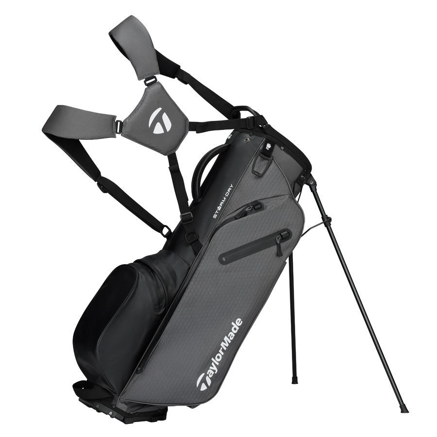 TaylorMade StormDry Stand Bag Grey/Black