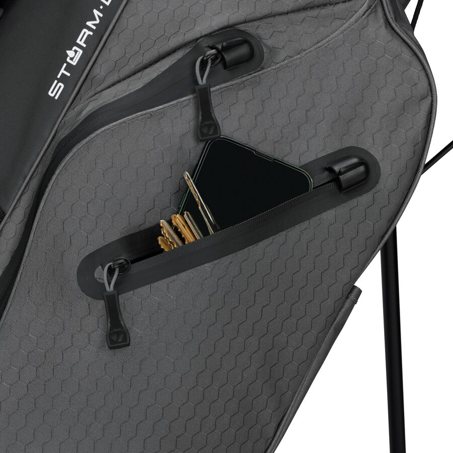 TaylorMade StormDry Stand Bag Grey/Black