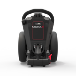 Powakaddy Micra Push Trolley - Gunmetal with Red Trim