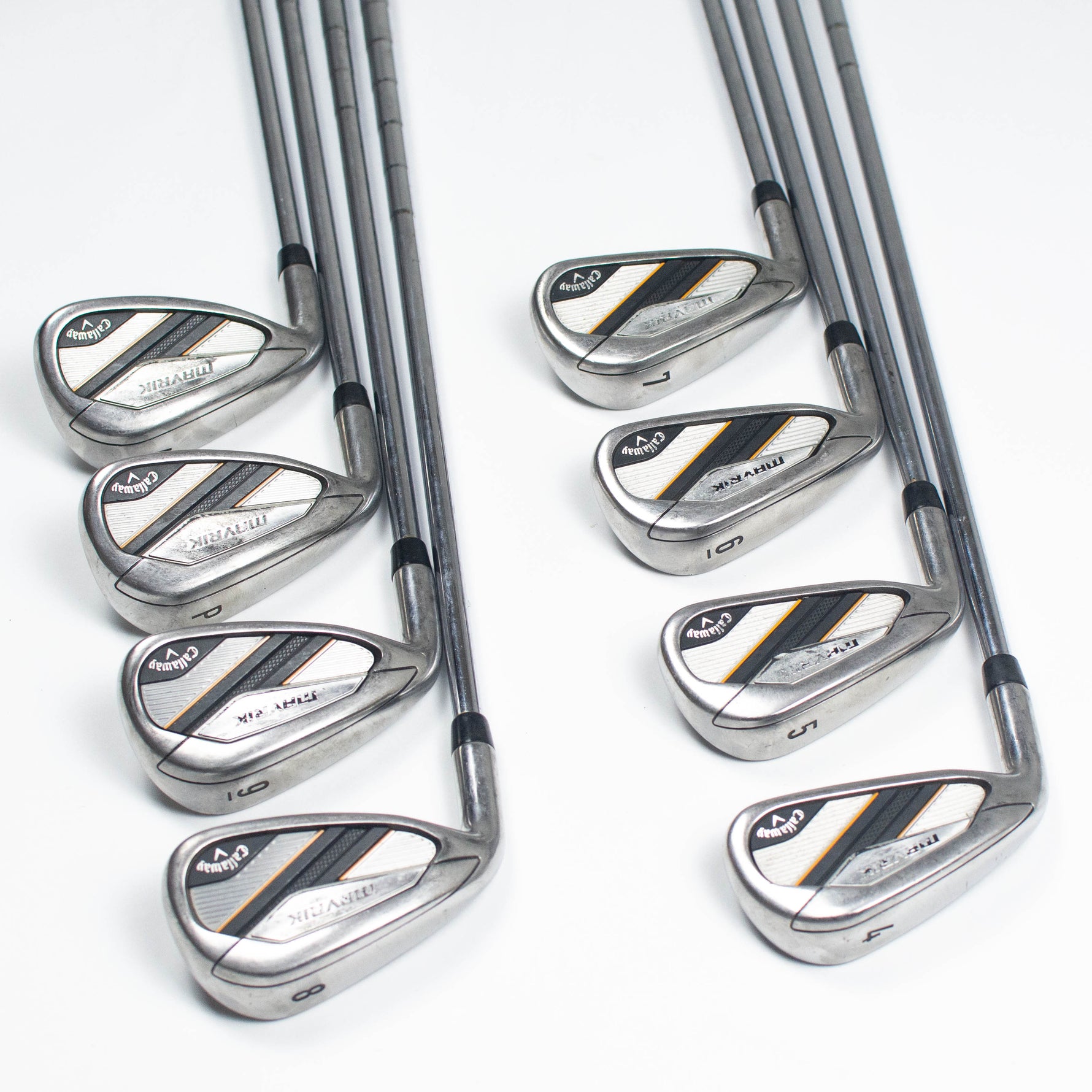 Callaway Mavrik Irons 4-AW - Regular Steel, Left Hand (Second Hand)