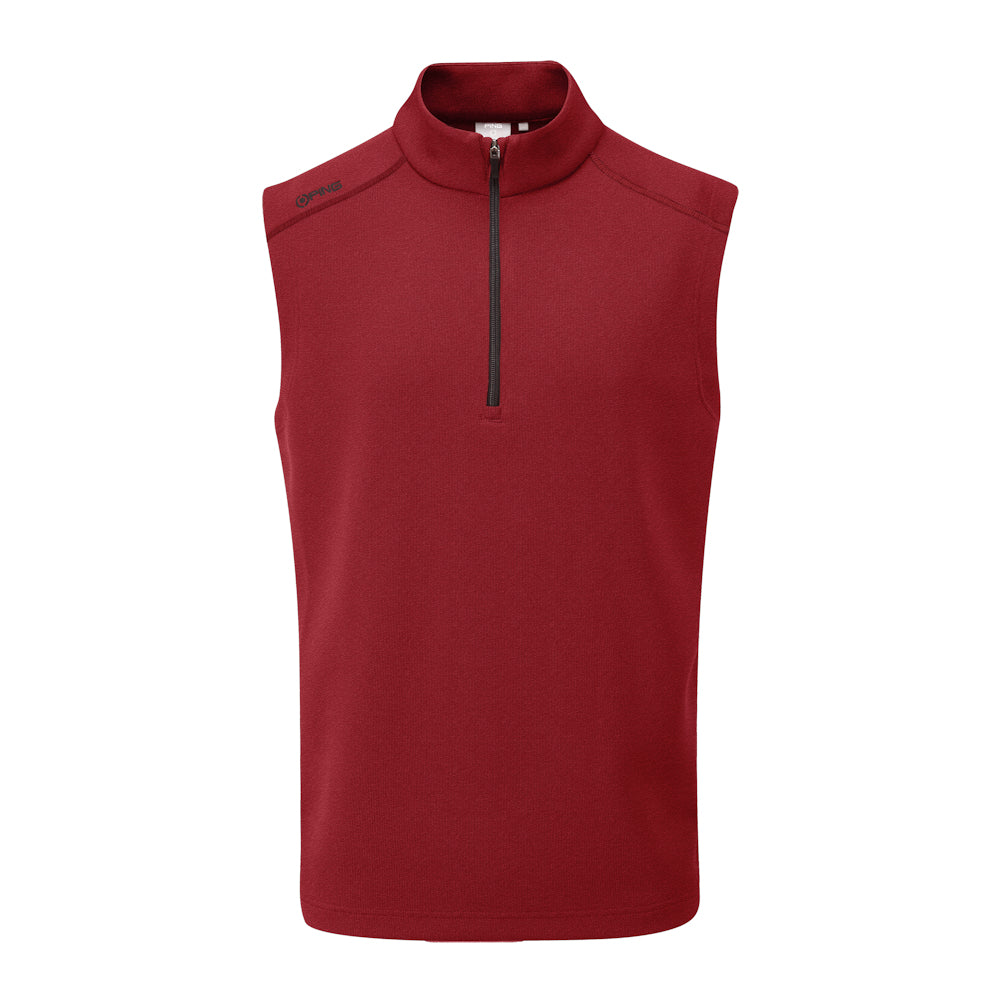 Ping Mens Ramsey Vest - Rich Red