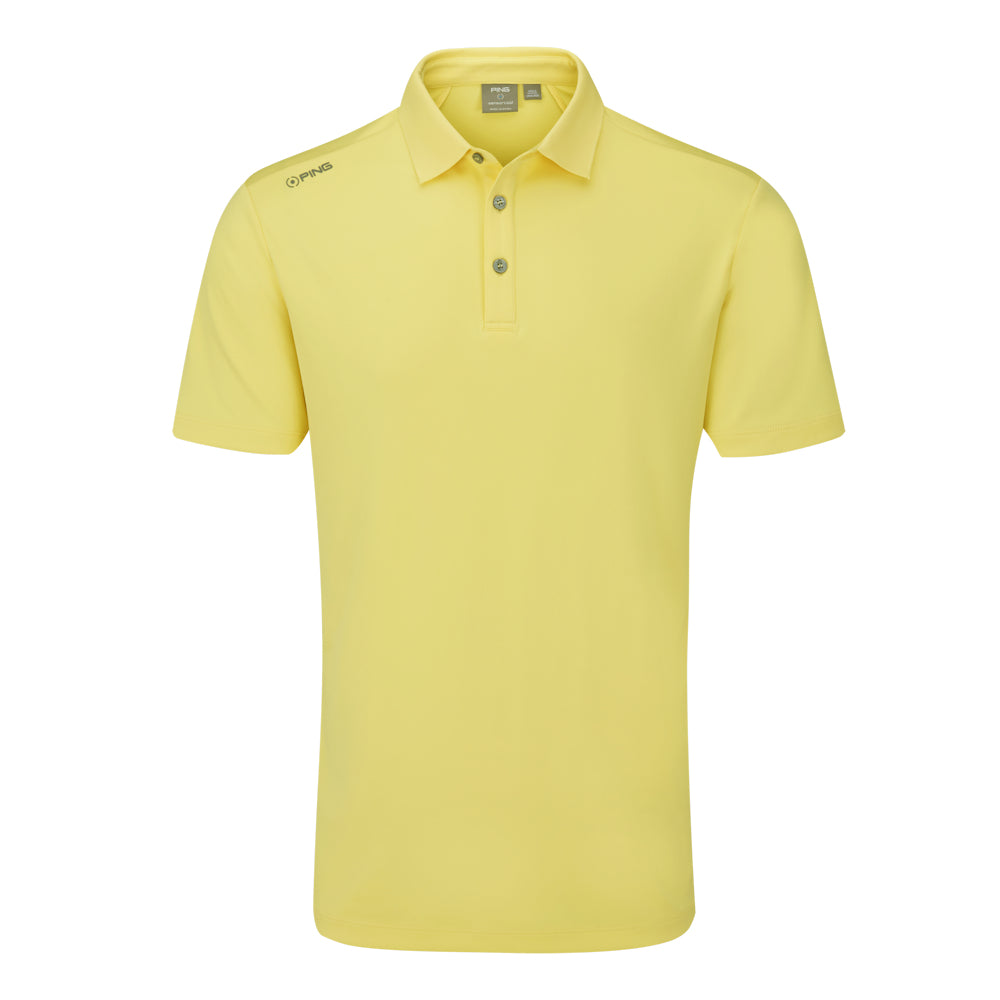 Ping Mens Lindum Polo Shirt - Lemon