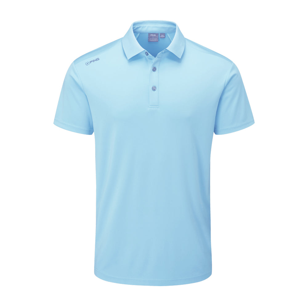 Ping Mens Lindum Polo Shirt - Sky Blue