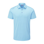 Ping Mens Lindum Polo Shirt - Sky Blue