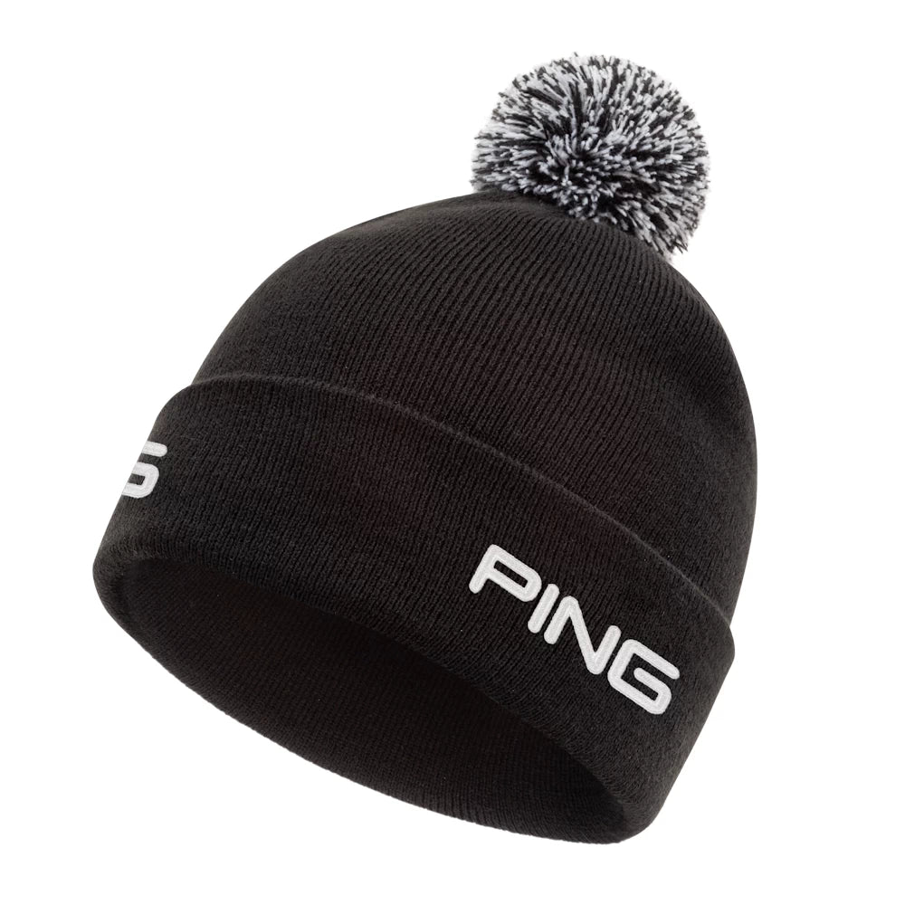 Ping Cresting Knit Hat Black