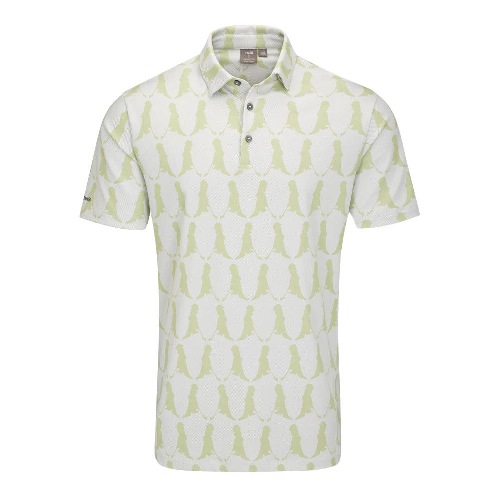 Ping Mr Ping Printed Polo Limelight Multi