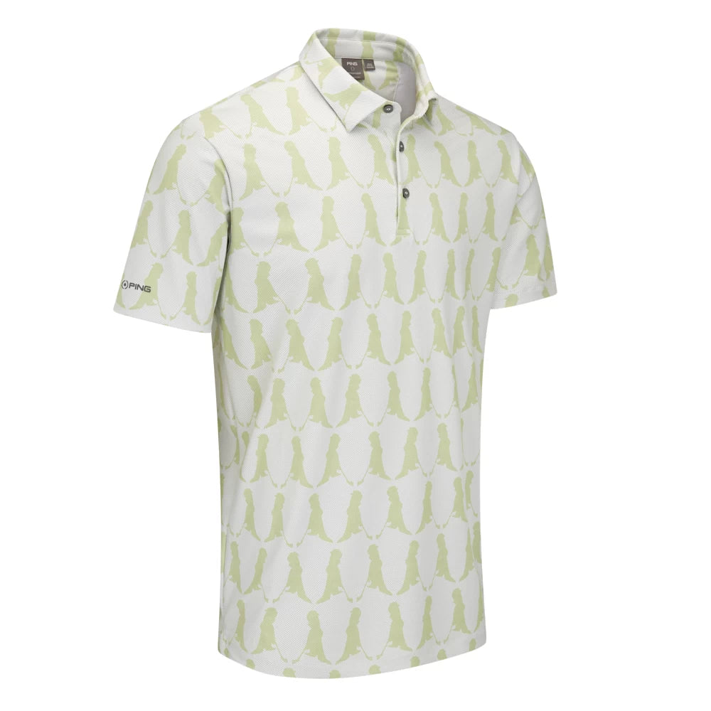 Ping Mr Ping Printed Polo Limelight Multi