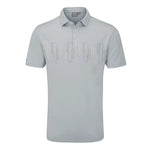 Ping Arizona Cactus Print Polo Pearl Grey