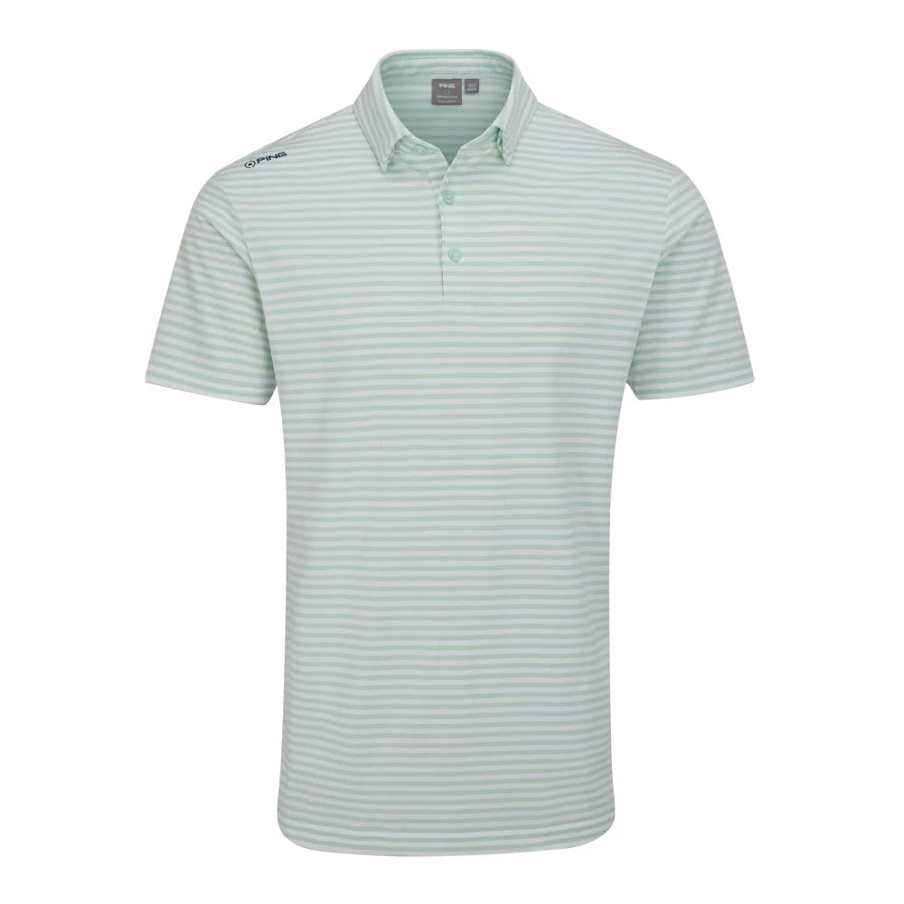Ping Owain Polo Misty Green White