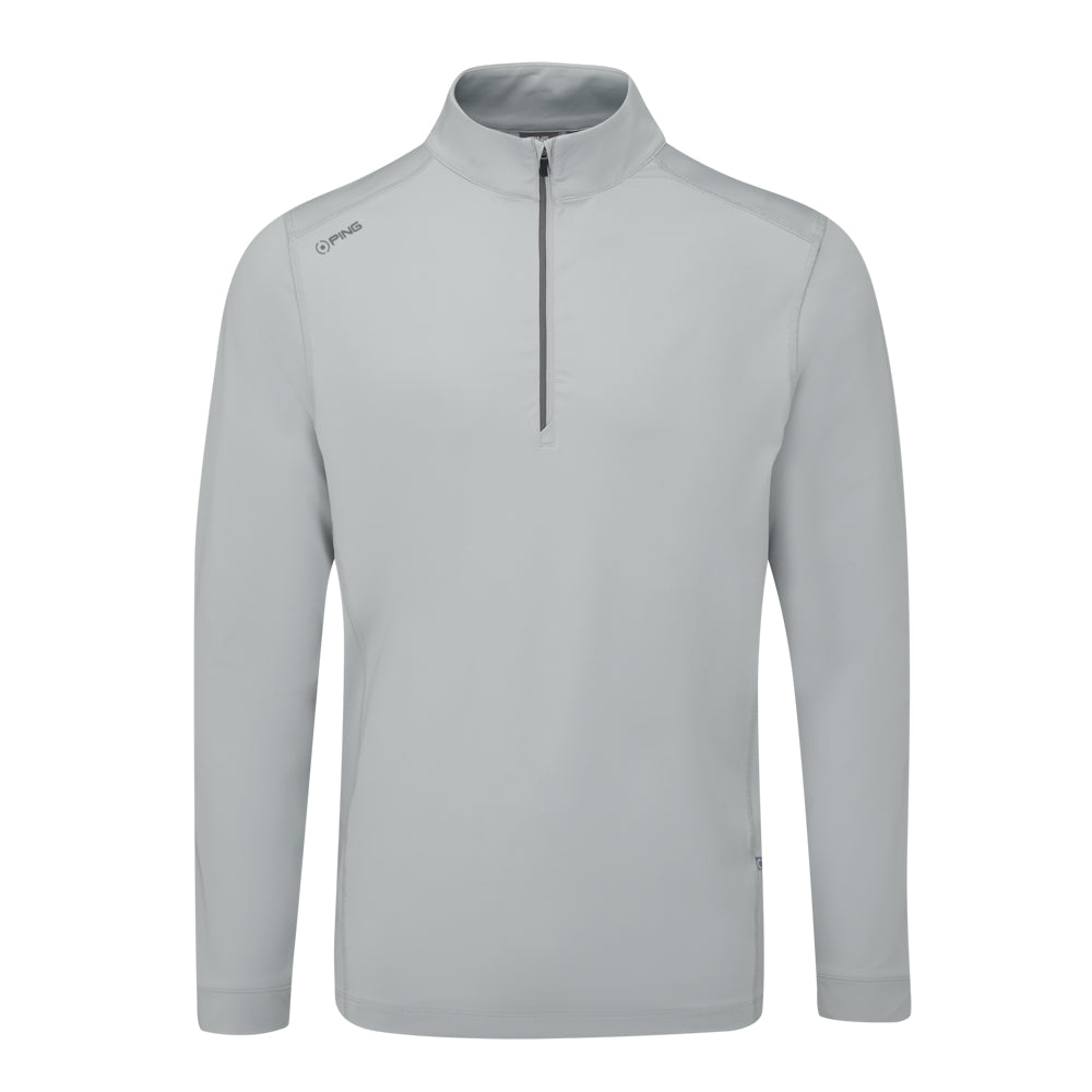Ping Mens Latham Half Zip Midlayer - Pearl Grey