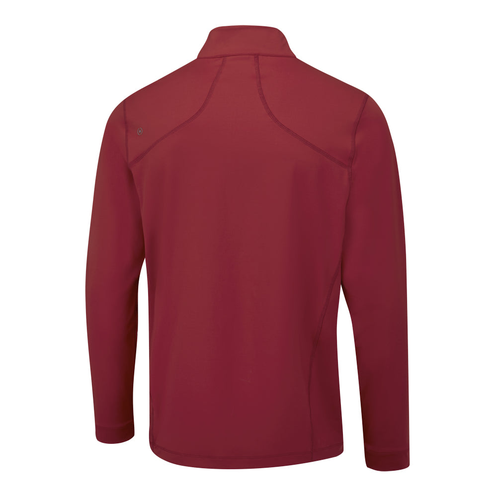 Ping Mens Latham Half Zip Midlayer - Rich Red