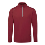 Ping Mens Latham Half Zip Midlayer - Rich Red