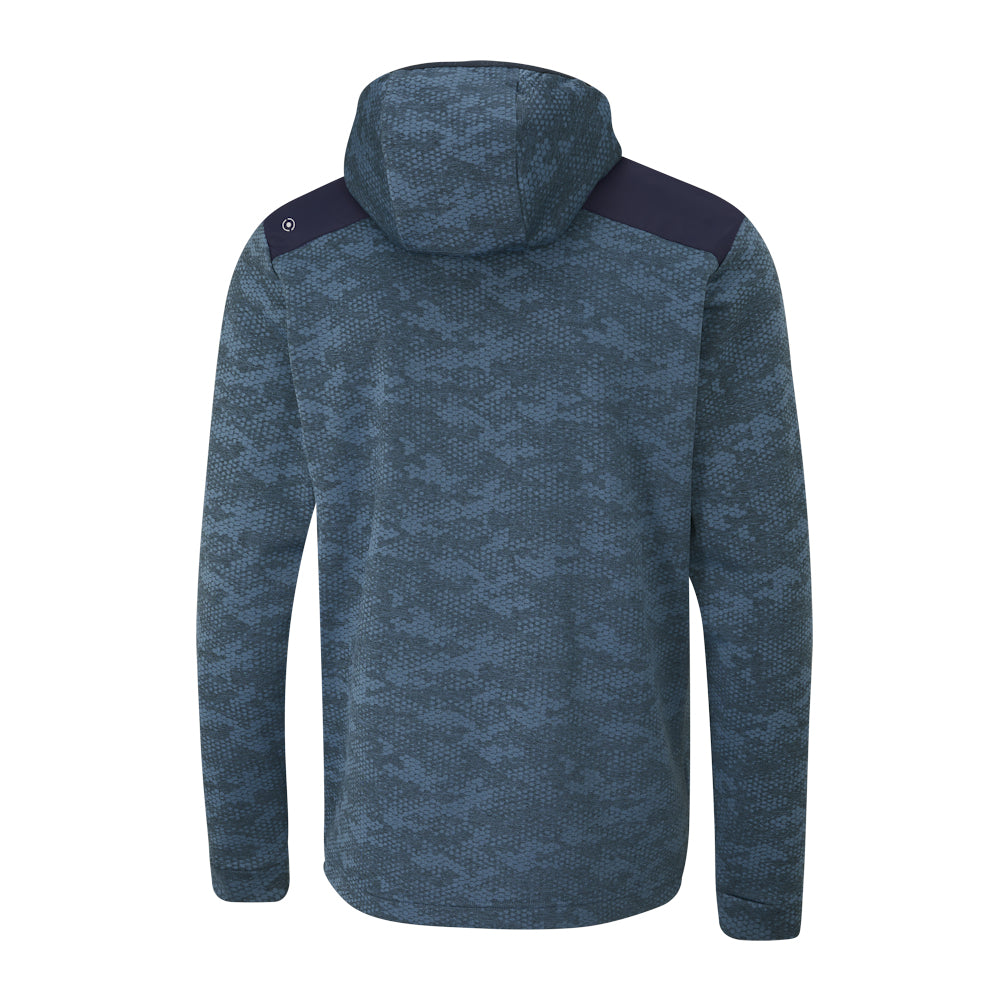 Ping Mens Nexa Hooded Half Zip Fleece - Blue Fusion/Navy