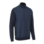 Ping Mens Connell Hybrid Quarter Zip Sweater - Navy