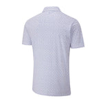 Ping Mens Ephron Polo Shirt - White/Pink Haze Multi