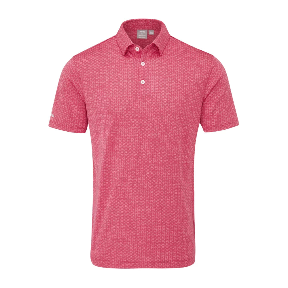 Ping Mens Rafe Polo Shirt - Rhapsody Pink
