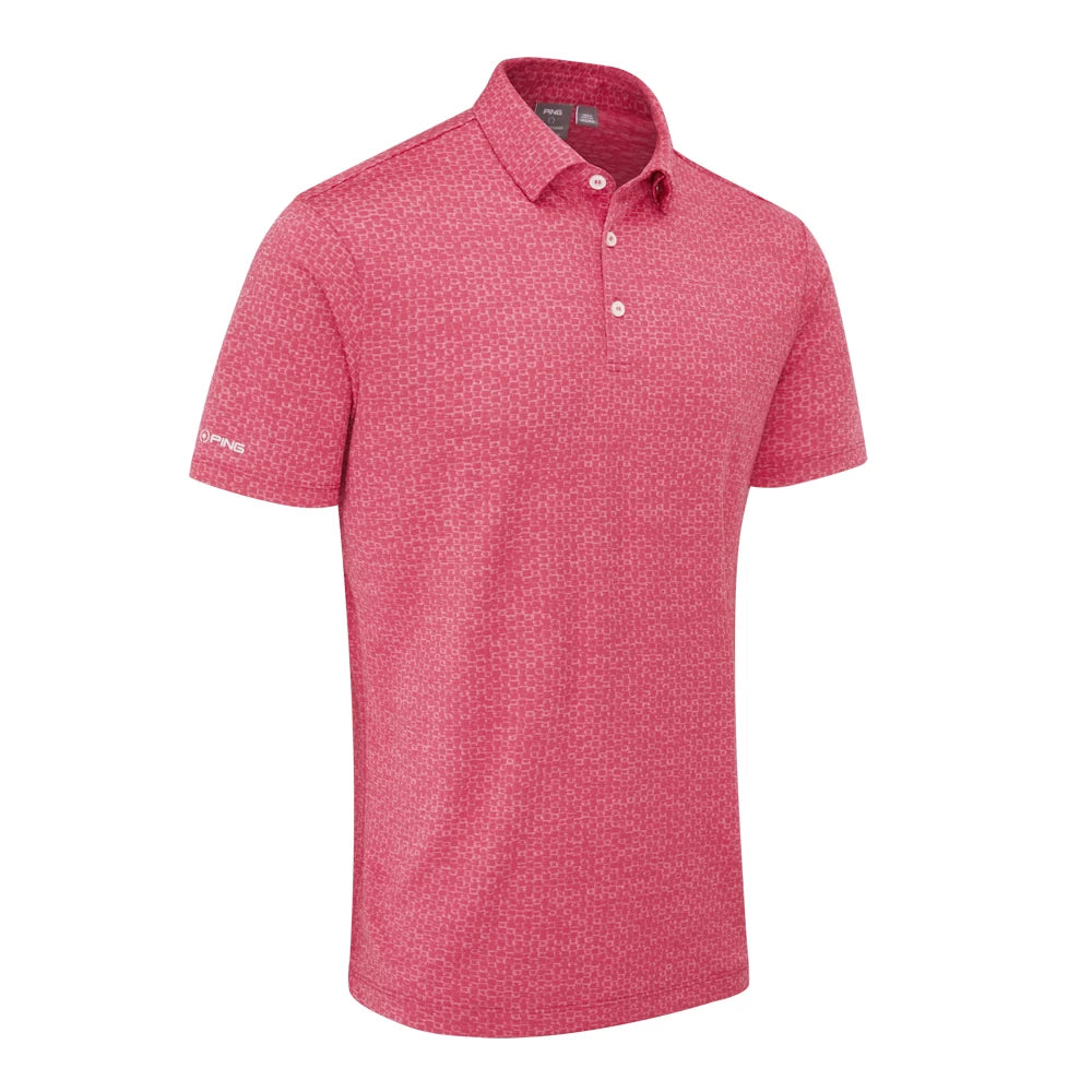 Ping Mens Rafe Polo Shirt - Rhapsody Pink