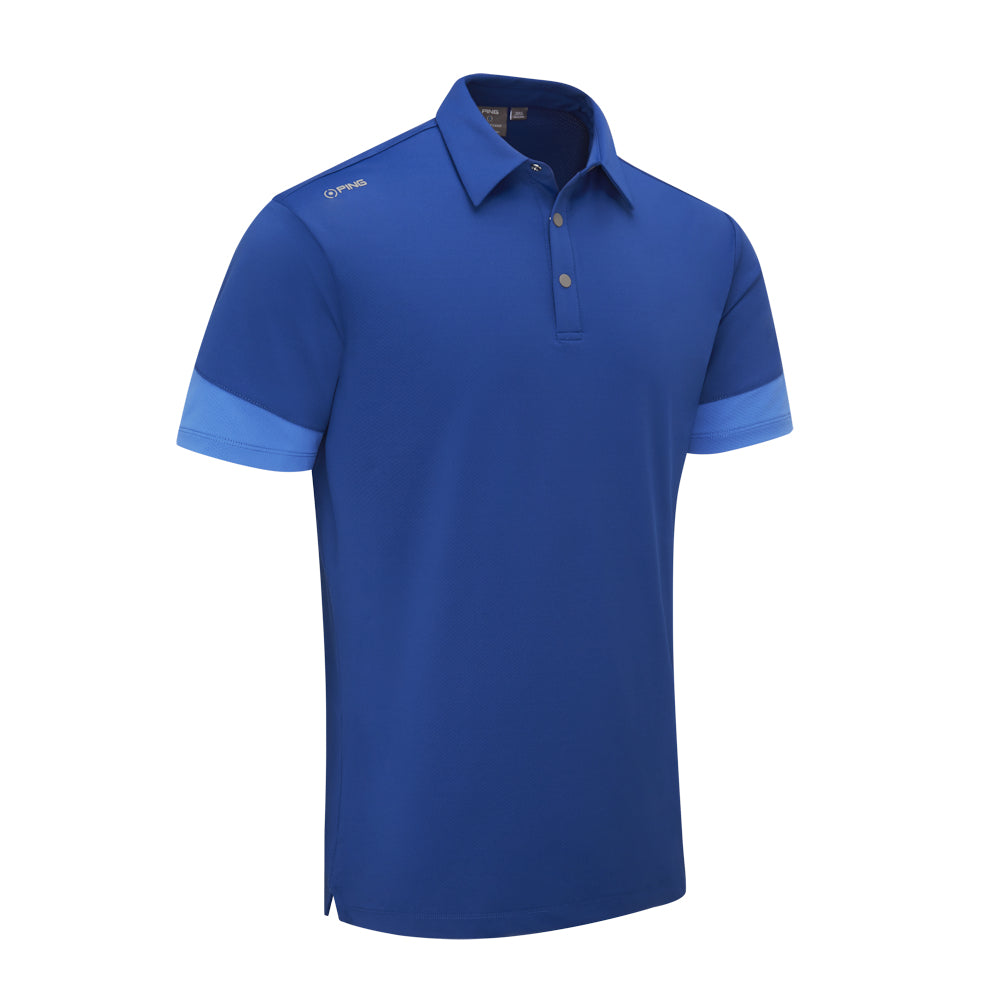 Ping TY Mens Polo Shirt - Inky/Bright Cobalt