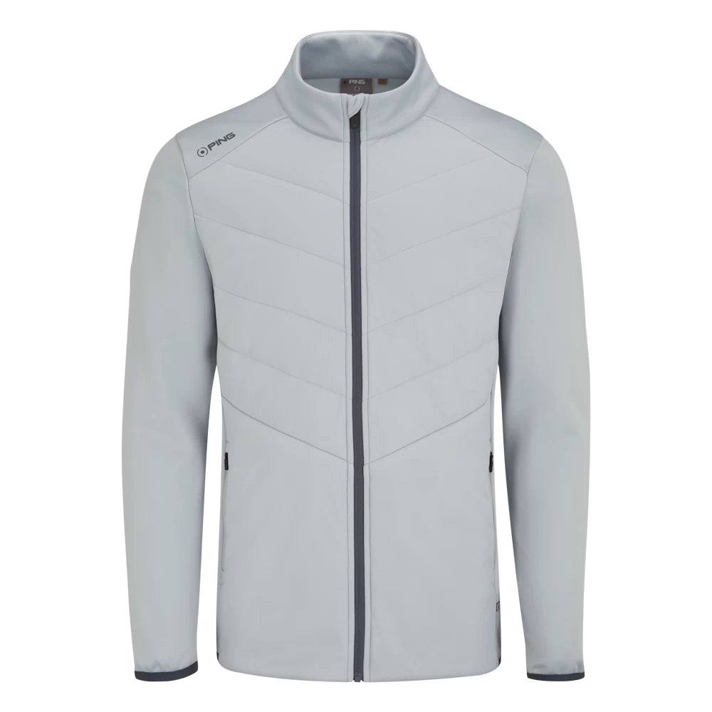 Ping Mens Ivan Hybrid Golf Jacket Silver