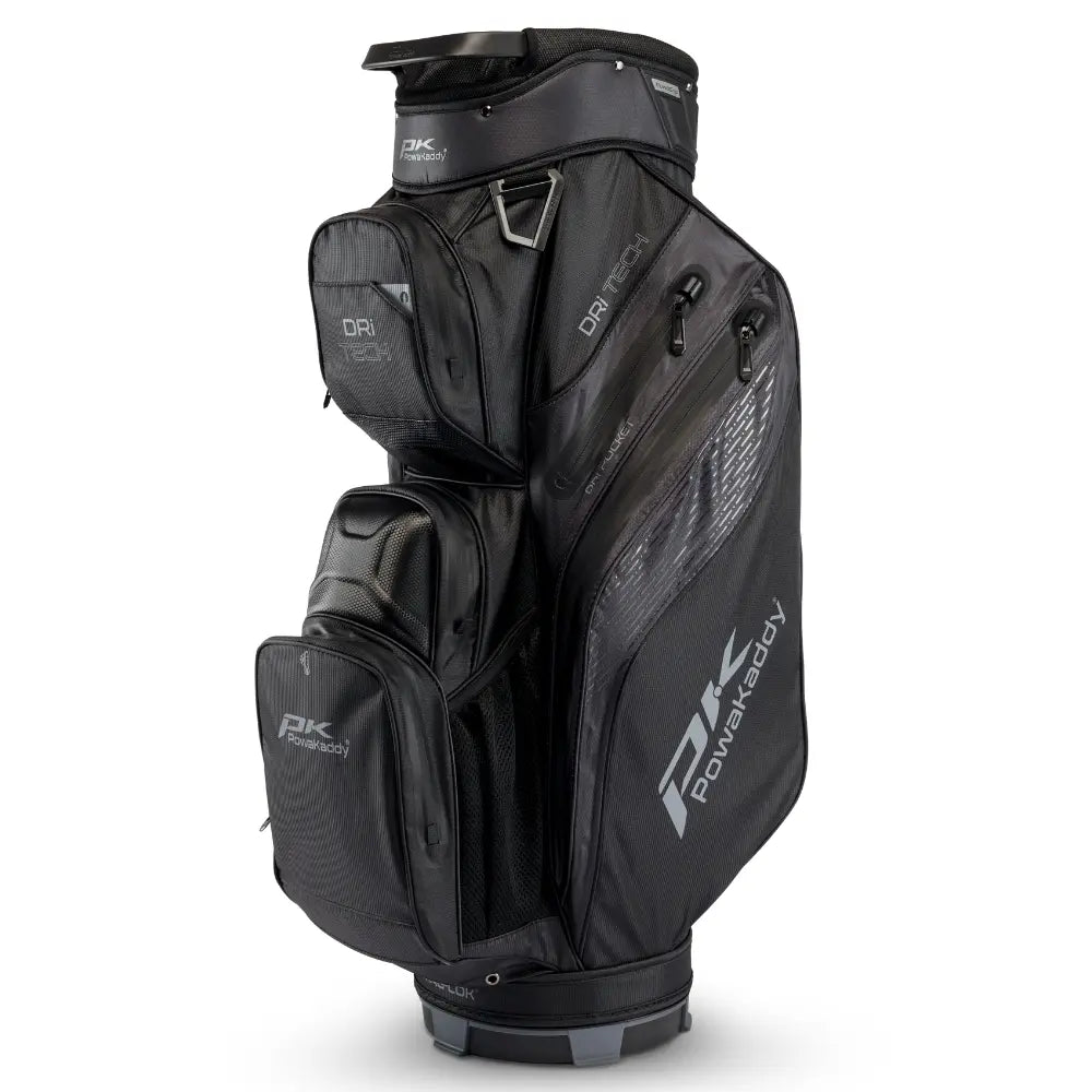 🎁 Powakaddy Dri Tech Golf Cart Bag Mag-Lok - Black/Grey (20% off)