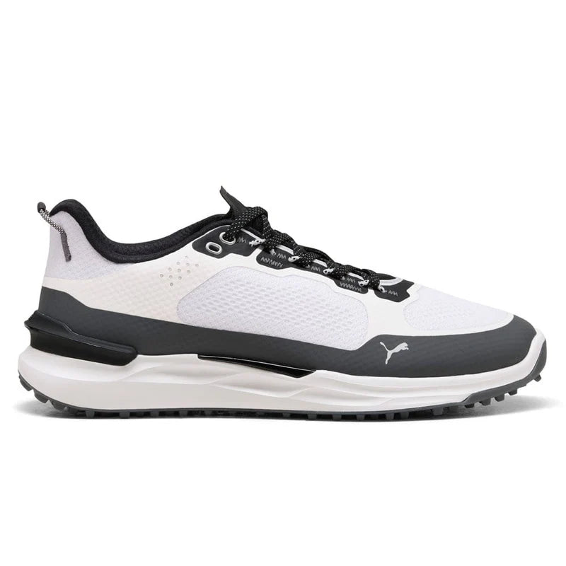 Puma Mens IGNITE Elevate X Golf Shoes - White/Slate Sky/Black