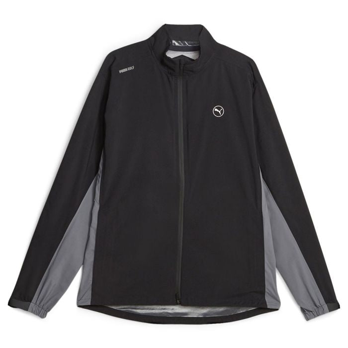 Puma Mens Drylbl Packable Rain Jacket Puma Black