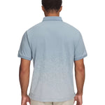 Under Armour Mens ArmourDry Jacquard Polo Blue Wind/Blue Fog/Midnight Navy