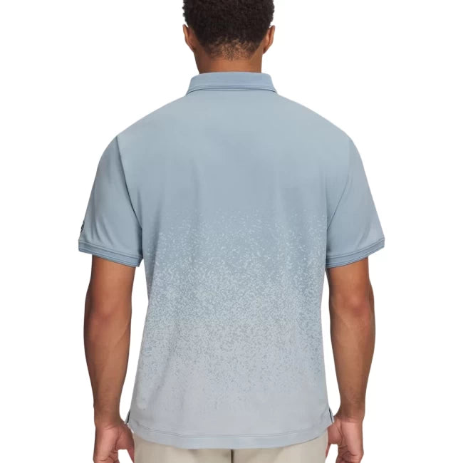 Under Armour Mens ArmourDry Jacquard Polo Blue Wind/Blue Fog/Midnight Navy