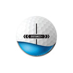 TaylorMade Distance+ Golf Balls - 1 Dozen (White)