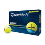 TaylorMade Distance+ Golf Balls - 1 Dozen (Yellow)