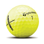 TaylorMade Distance+ Golf Balls - 1 Dozen (Yellow)