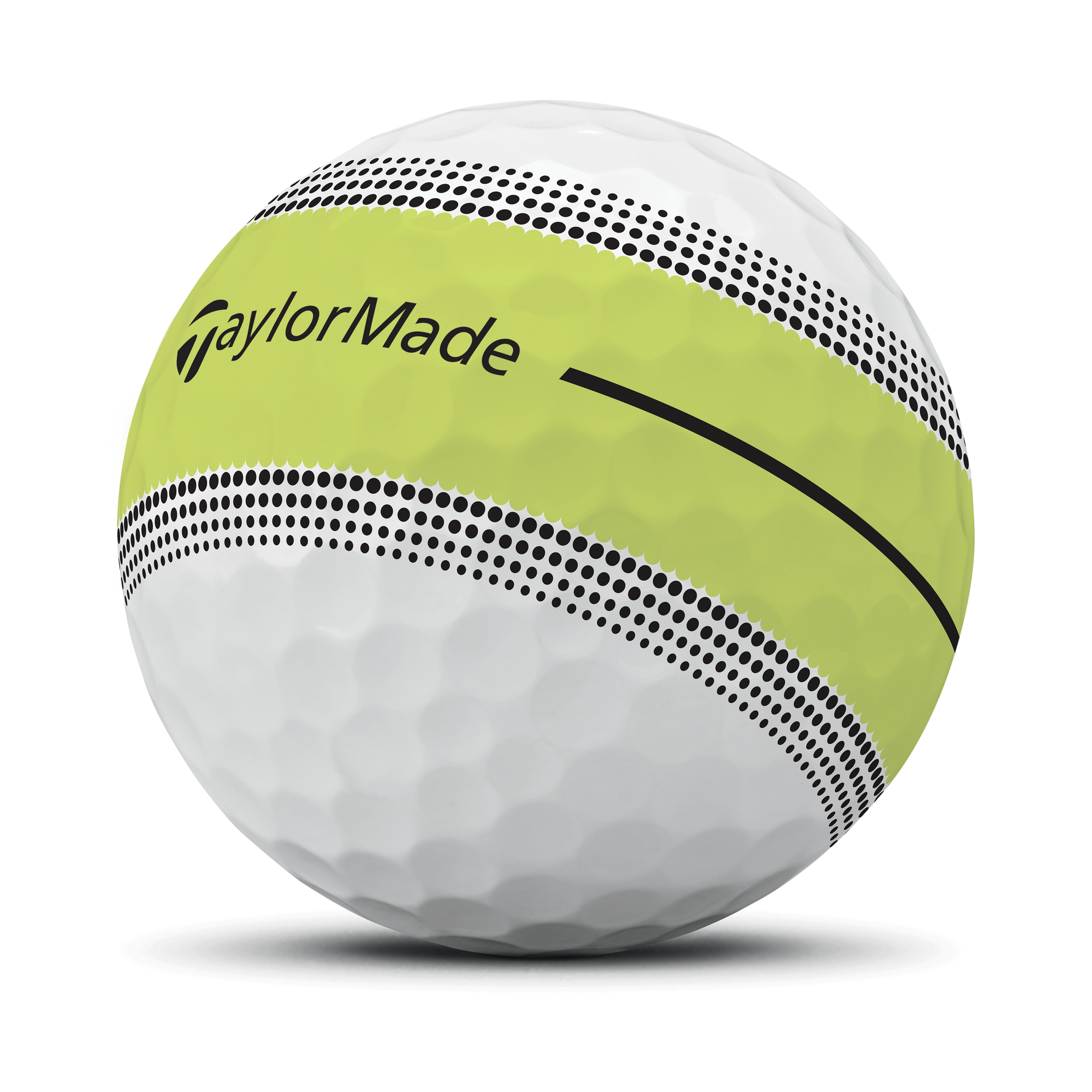TaylorMade 2026 Tour Response Stripe Golf Balls 1 Dozen (White/Yellow)