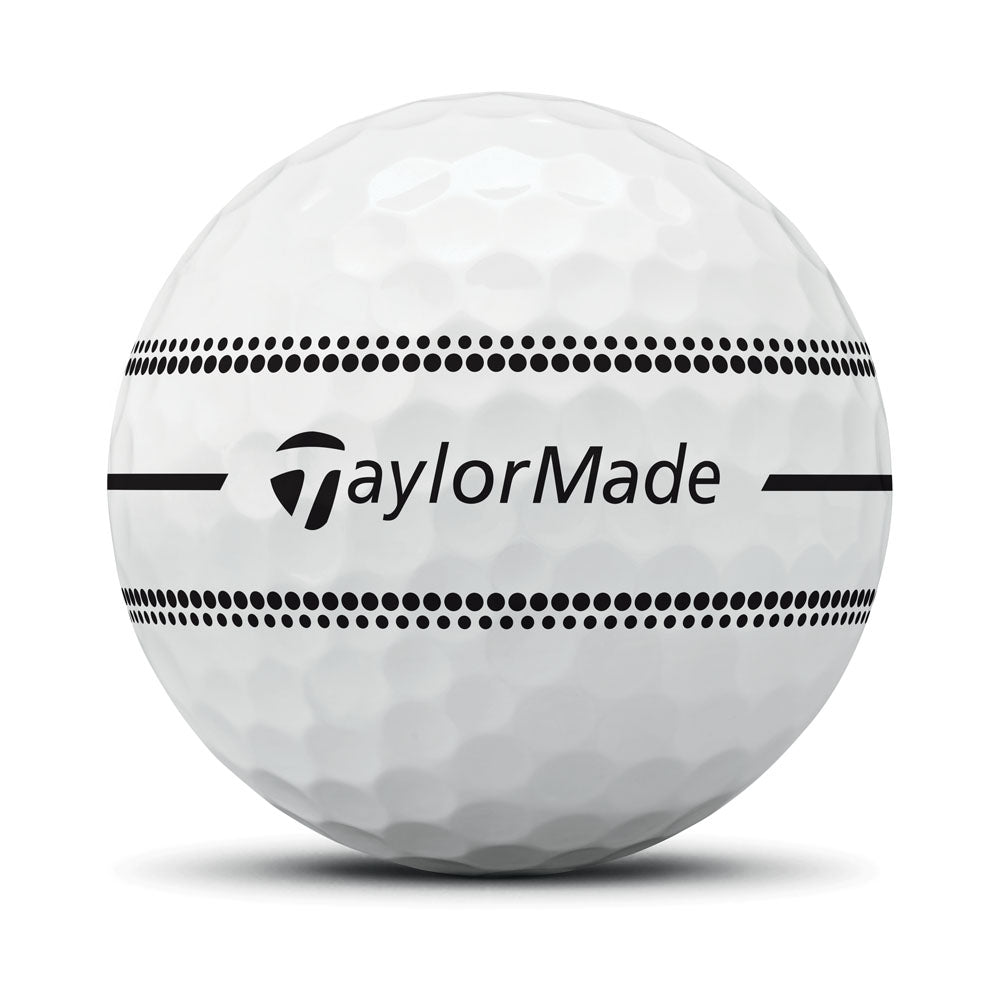 TaylorMade TP5x Stripe Golf Balls - 1 Dozen (White)