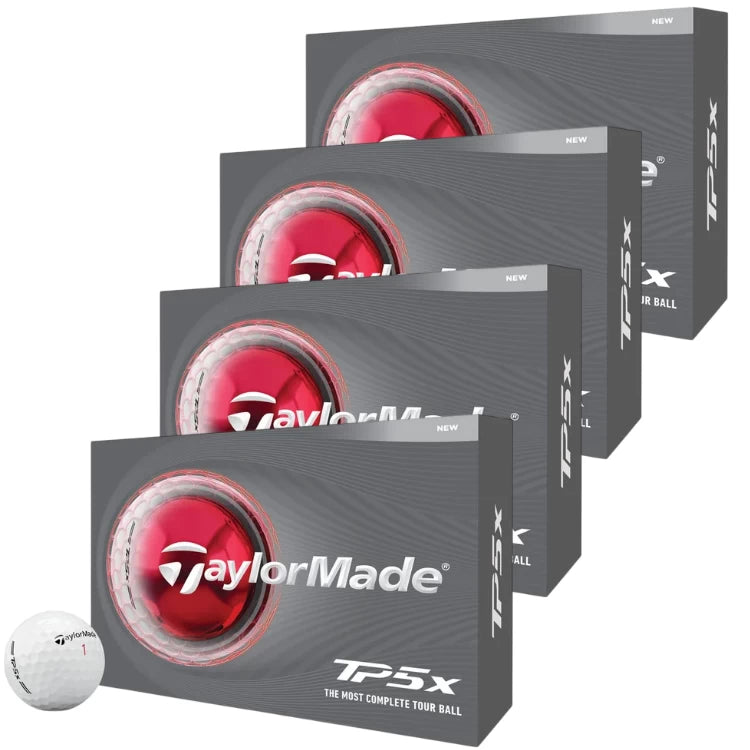 TaylorMade TP5x Golf Balls 4 Dozen White (4 for the price of 3)